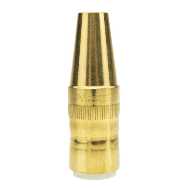 Parker Torchology Bernard Centerfire Style Nozzle, Brass, 3/8 in. with 1/8 in. Recess, Tapered PNST-3818B